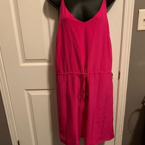 Kenar 100% Silk Dress Pink Size